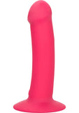 Vibrador de silicona recargable Luxe Touch Sensitive resistente al agua, color rosa, 6,5 pulgadas