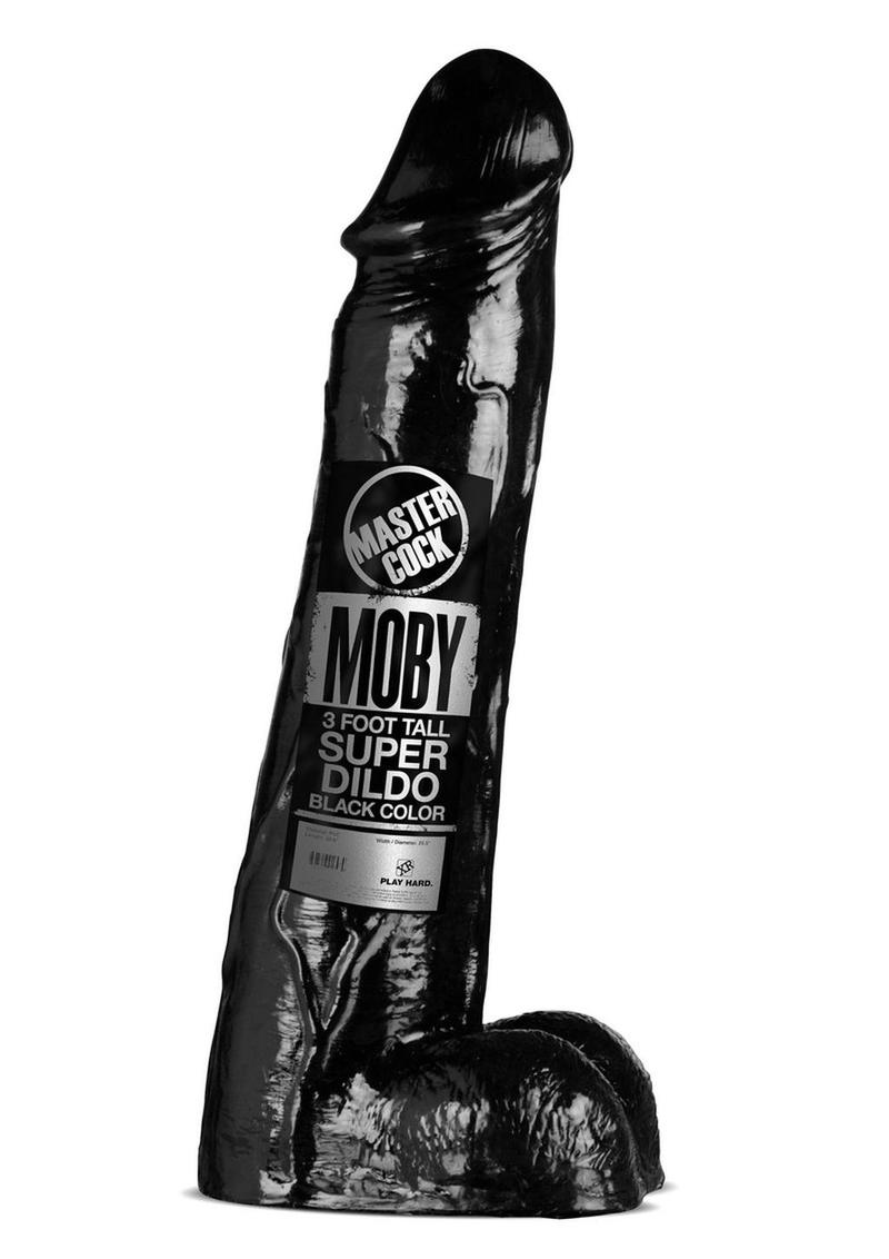 Moby 3 Ft Super Dildo- Black