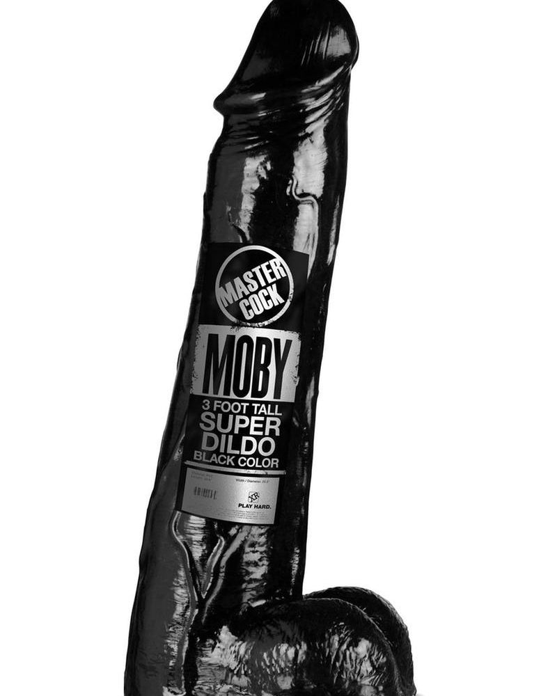 Moby 3 Ft Super Dildo- Black