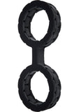Platinum Premium Silicone The Cuffs Black Large