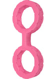 Platinum Premium Silicone The Cuffs Pink Large