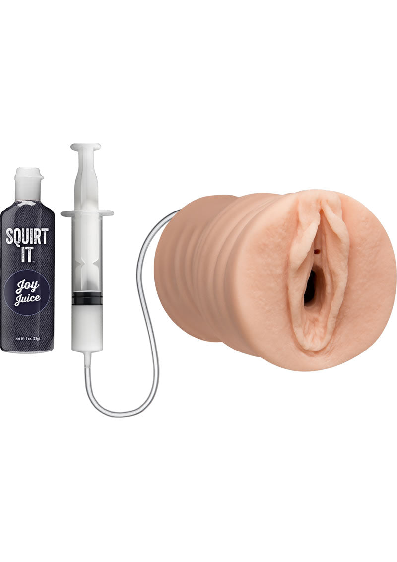 Chorrea tu coño chorreando con 1 FL OZ Joy Juice Ultaskyn Flesh