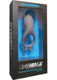 Anillo vibrador de silicona recargable Optimale resistente al agua en forma de C