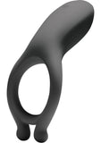 Anillo vibrador de silicona recargable Optimale resistente al agua en forma de C