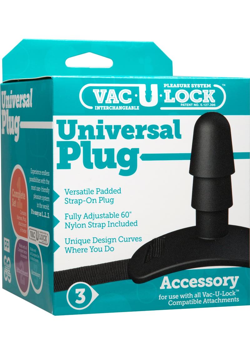 Vac U Lock Black Universal Plug