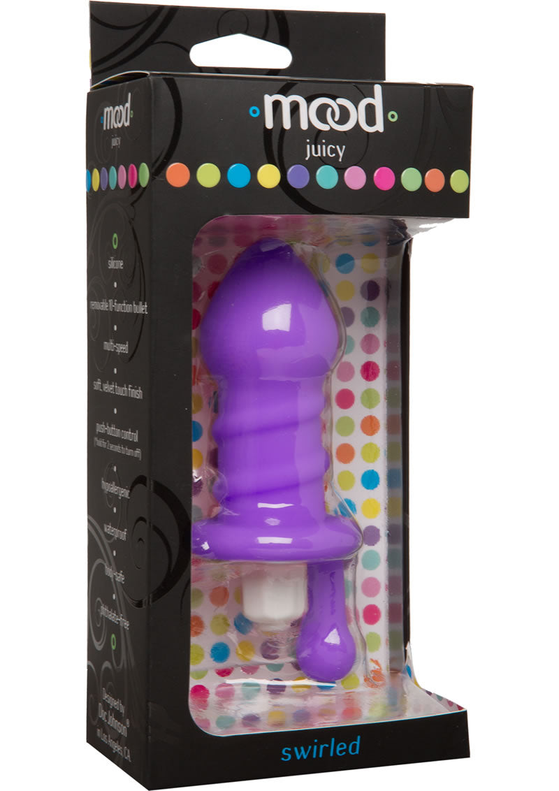Mood Juicy Swirled G-Spot Stim Purple