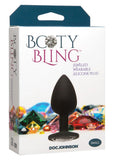 Bling de botín pequeño plateado