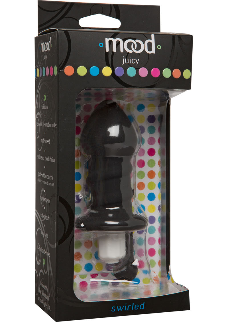 Mood Juicy Swirled G-spot Stim Black