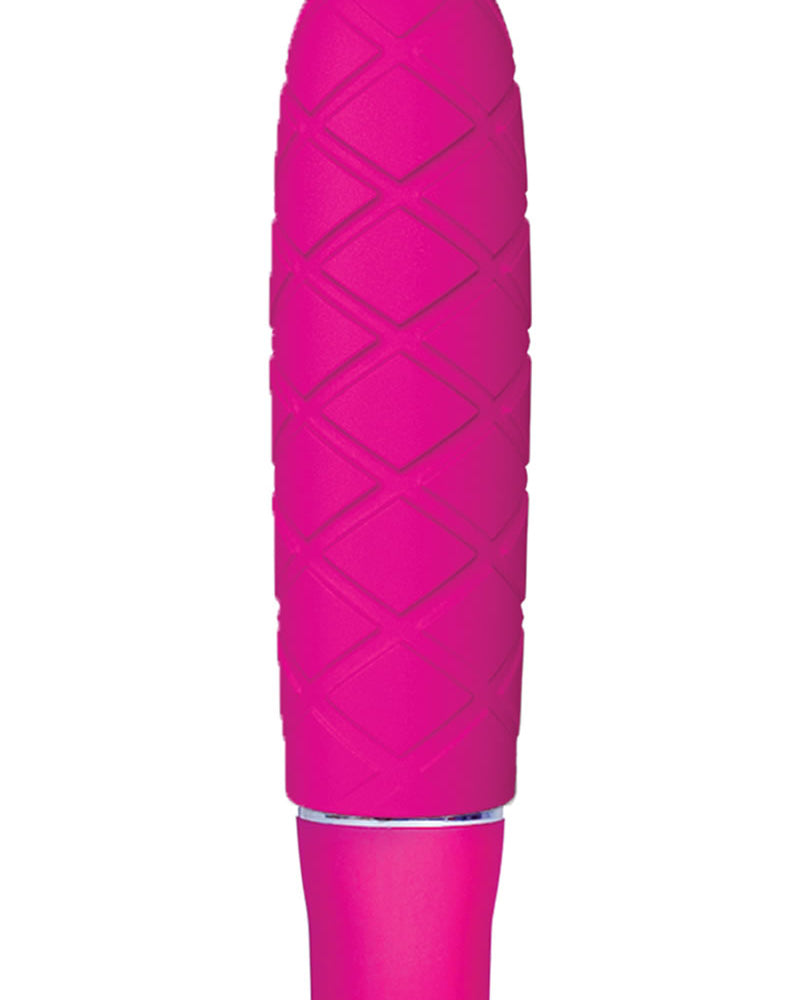 Luxe Cozi Mini Silicone Vibe Waterproof Fuchsia 4.75 Inch