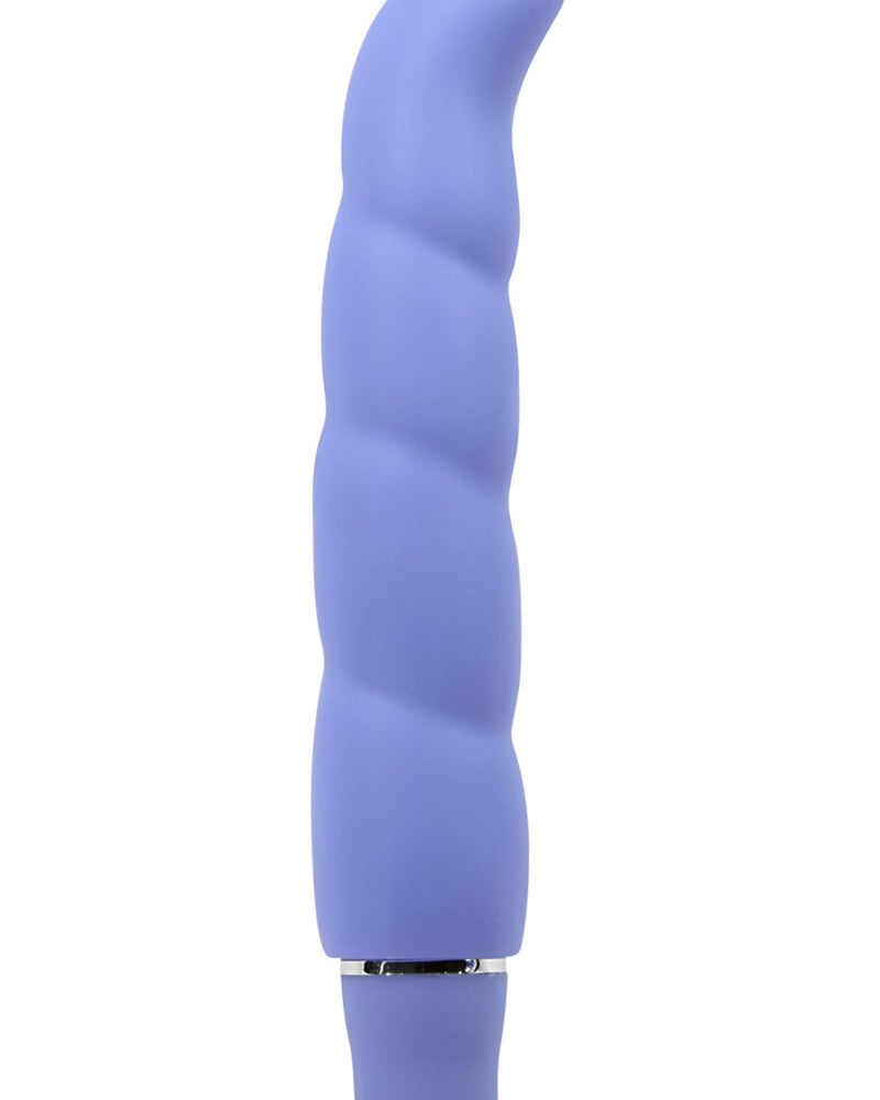 Luxe Purity G Multifuction Vibe Silicone Waterproof Periwinkle 6.25 Inch