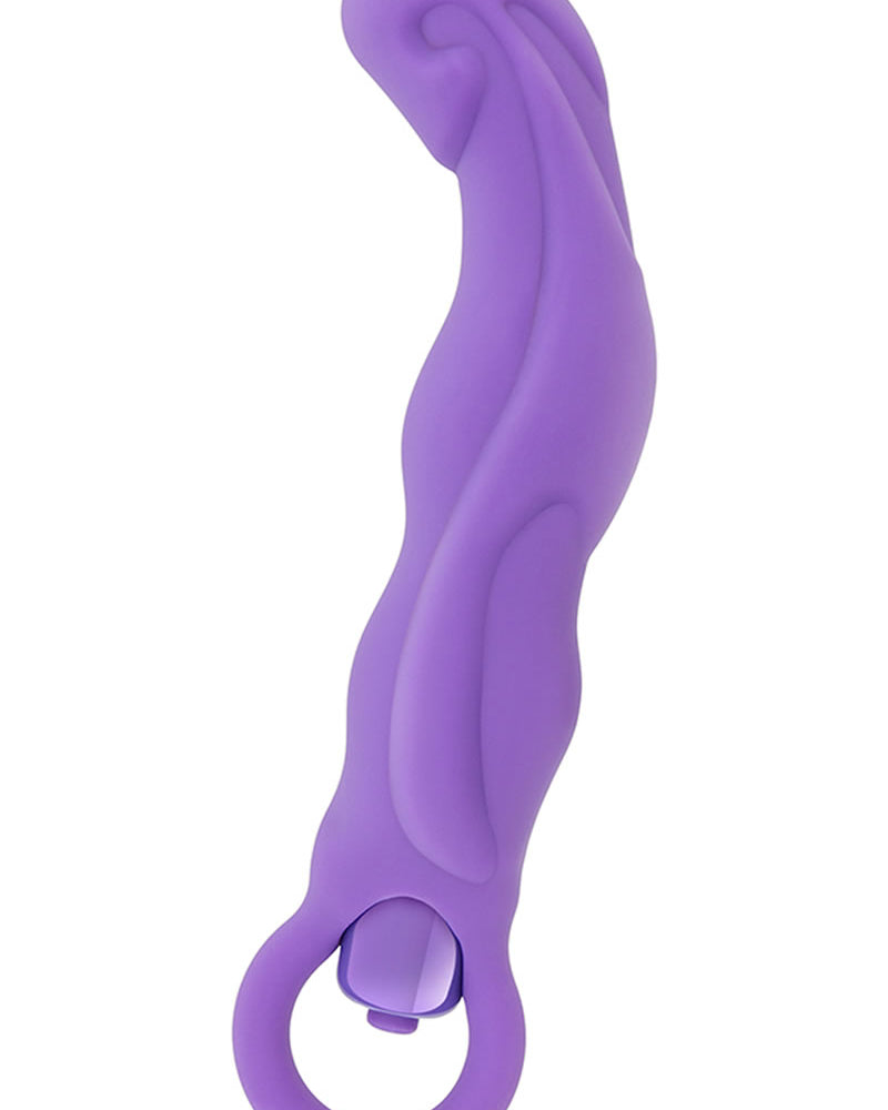 Luxe Sui Multifuction Silicone Vibe Waterproof Purple 7 Inches