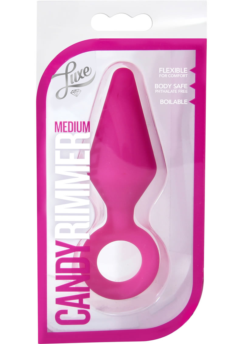 Luxe Candy Rimmer Anal de Silicona Mediano Fucsia