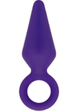 Luxe Candy Rimmer Anal de silicona de tamaño mediano en color morado