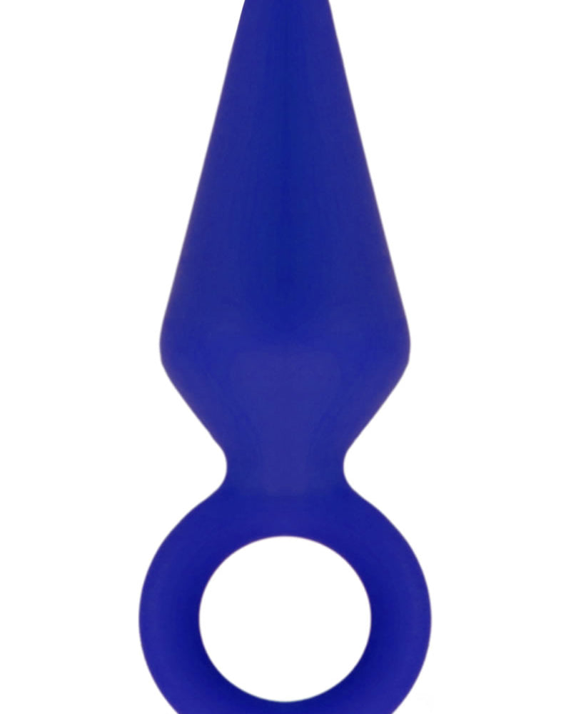 Luxe Candy Rimmer Anal de silicona tamaño mediano índigo
