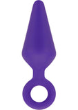 Tapón anal de silicona Luxe Candy Rimmer, tamaño grande, color morado