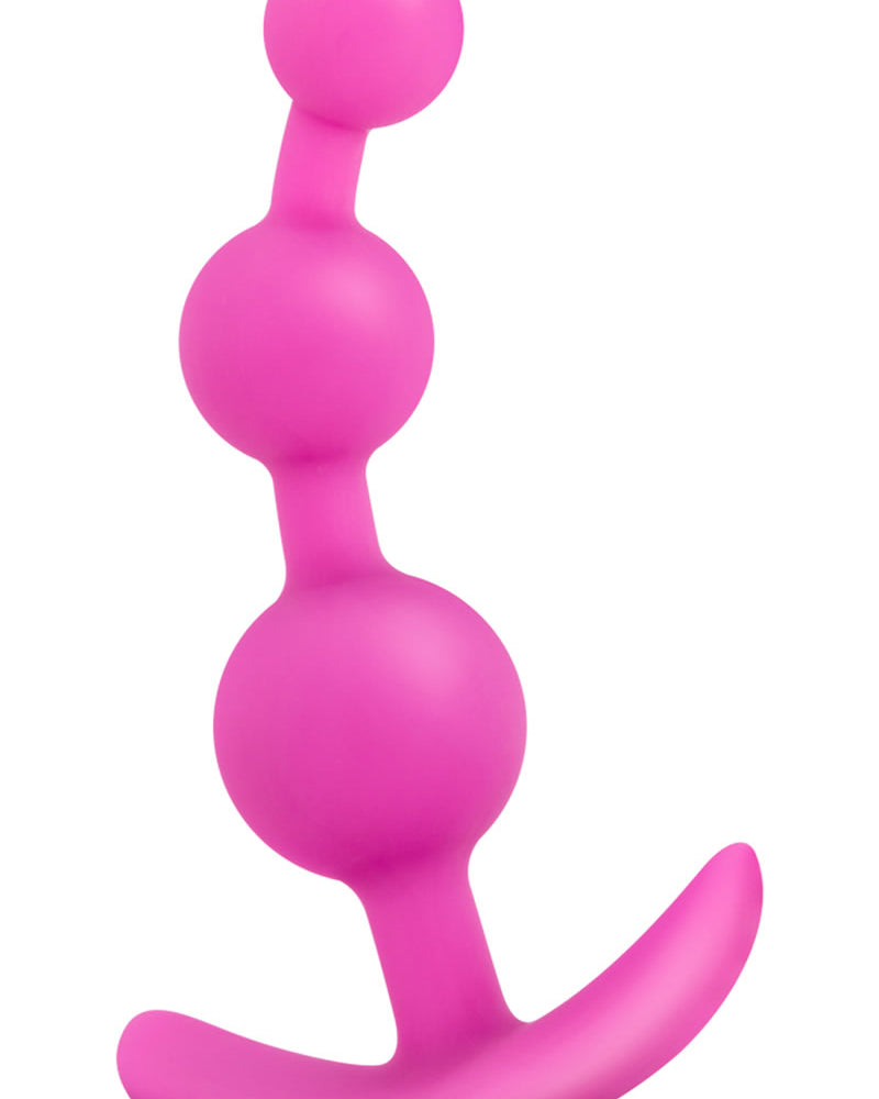 Luxe Be Me 3 Anal Silicone Fuchsia