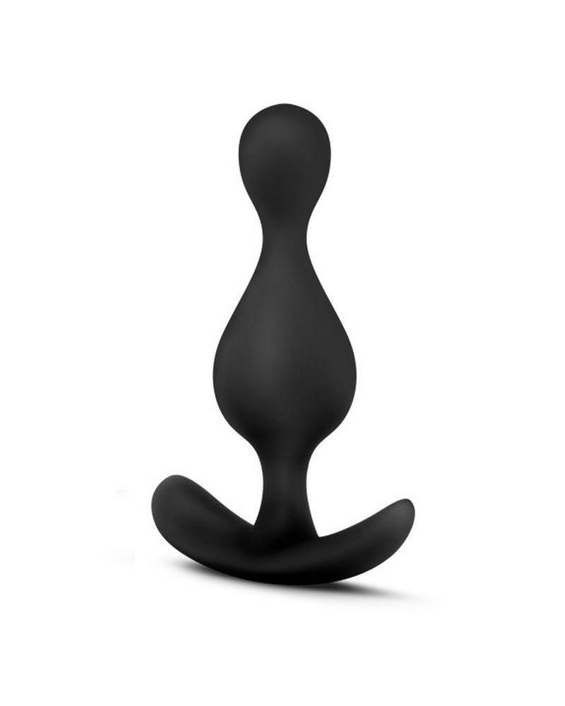 Luxe Explore Anal Silicona Negro
