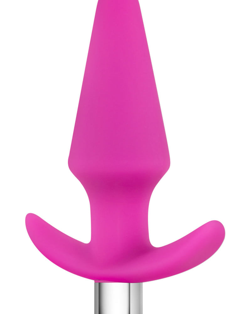 Luxe Discover Vibrador Anal Multifunción Silicona Impermeable Fucsia