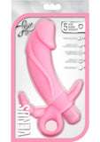 Luxe Venus Multi-Point Silicone Vibe Waterproof Pink 6.75 Inch