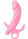 Luxe Venus Multi-Point Silicone Vibe Waterproof Pink 6.75 Inch