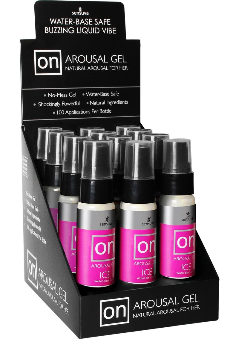 Gel estimulante para mujeres, gel refrescante y estimulante a base de agua, 1 onza, 12 unidades por mostrador