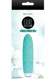 Luxe Collection Princess Compact Silicone Vibe Rechargeable Waterproof Turquoise