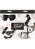 Kit de vinilo Bondage Sinful en color negro