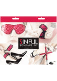 Kit de vinilo Bondage Sinful en color rosa