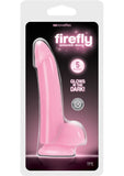 Firefly - Pene suave que brilla en la oscuridad, color rosa, 5 pulgadas