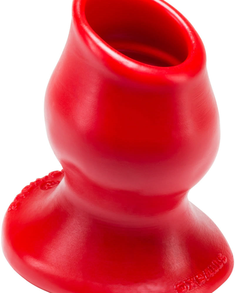 Tapón anal de silicona grande Pighole 3 de color rojo sangre