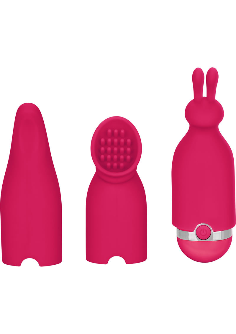 Silhouette S22 Silicone Rechargeable Bullet And Sleeve Set Waterproof Red