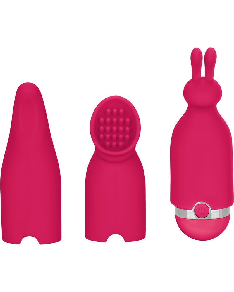 Silhouette S22 Silicone Rechargeable Bullet And Sleeve Set Waterproof Red