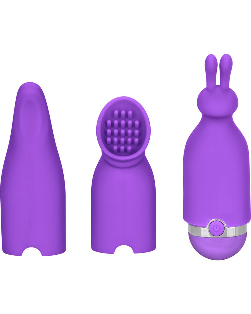 Silhouette S22 Silicone Rechargeable Bullet And Sleeve Set Waterproof Purple