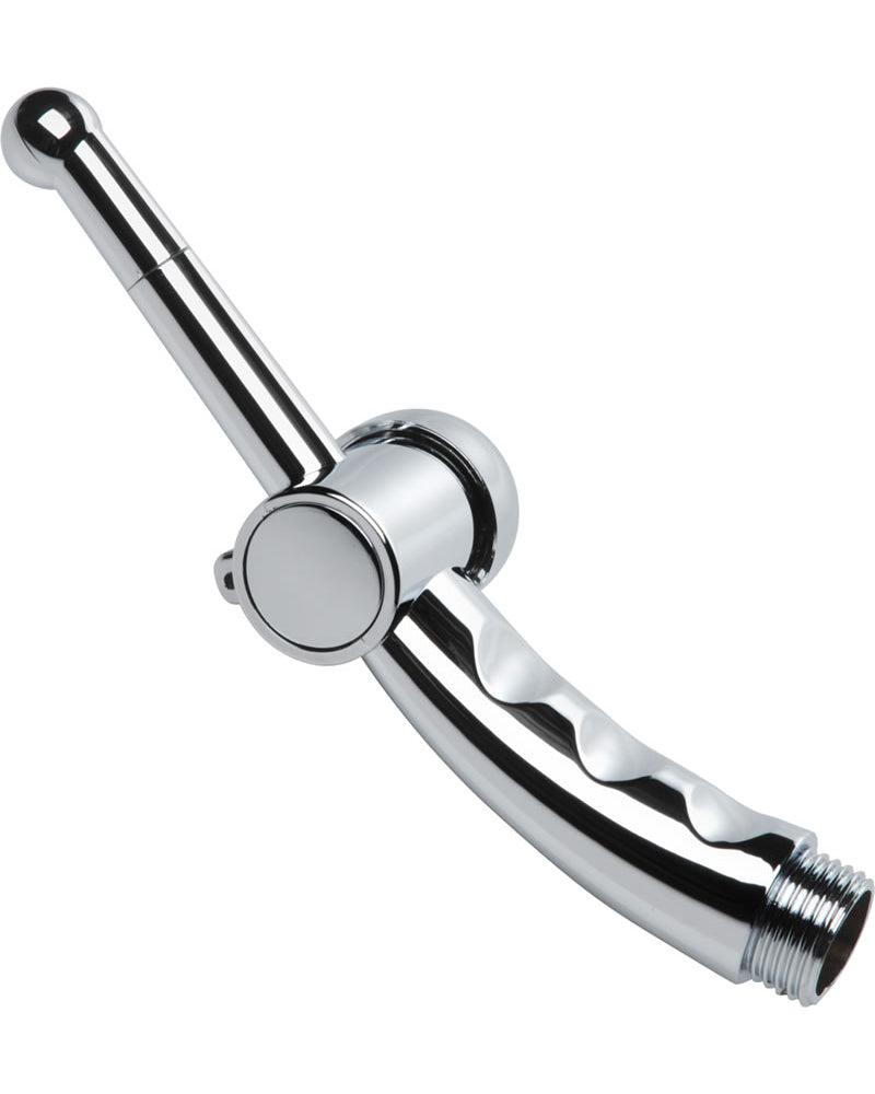 Clean Stream Enema Shower Cleansing Nozzle With Flow Regulator Metal