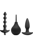 Master Series Prevision 4 Piece Silicone Anal Kit Black