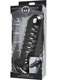 Funda texturizada para realce de pene Master Series Cloak de 7,5 pulgadas, color negro