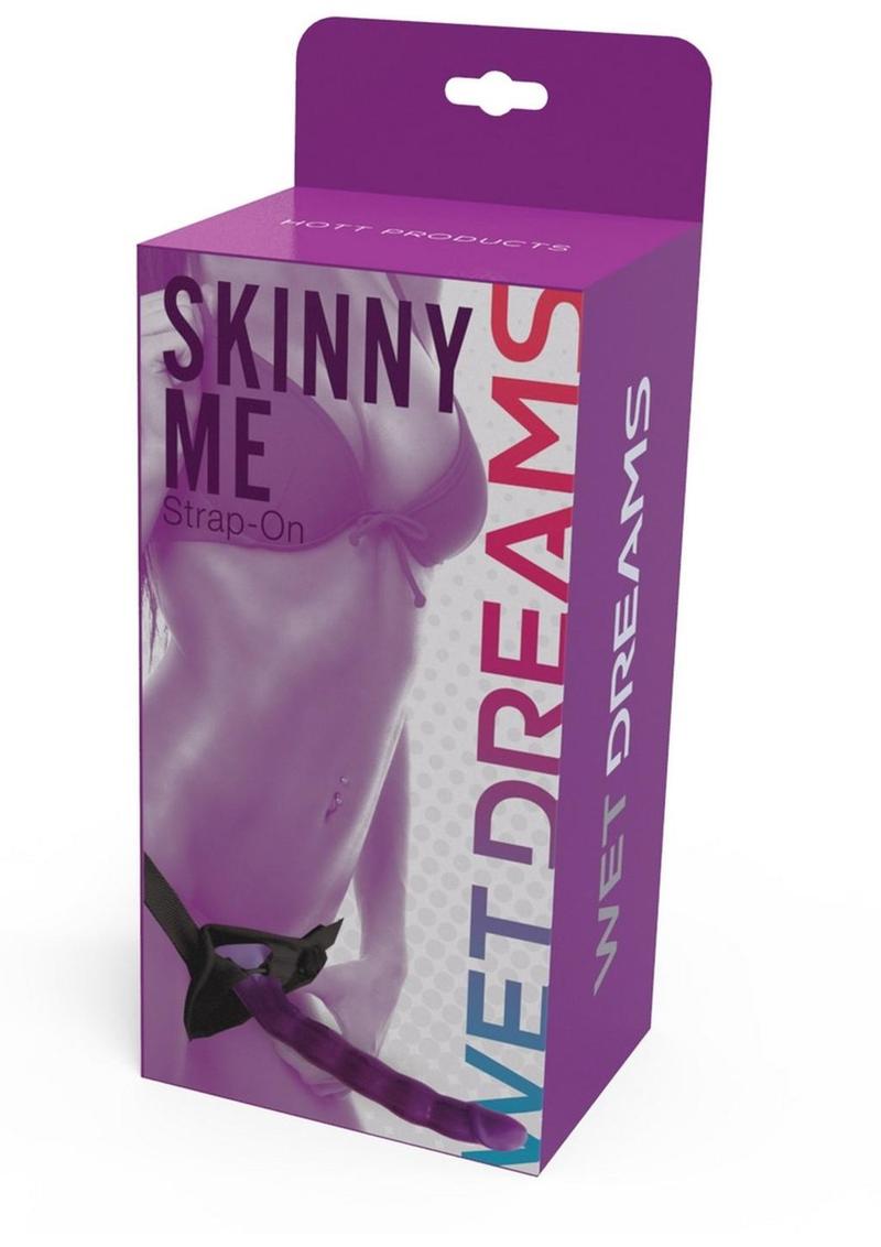 Wet Dreams Skinny My Strap On - Sujetador morado de 7 pulgadas