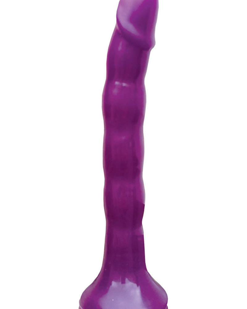 Wet Dreams Skinny My Strap On Purple 7 Inch