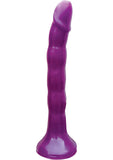 Wet Dreams Skinny My Strap On - Sujetador morado de 7 pulgadas