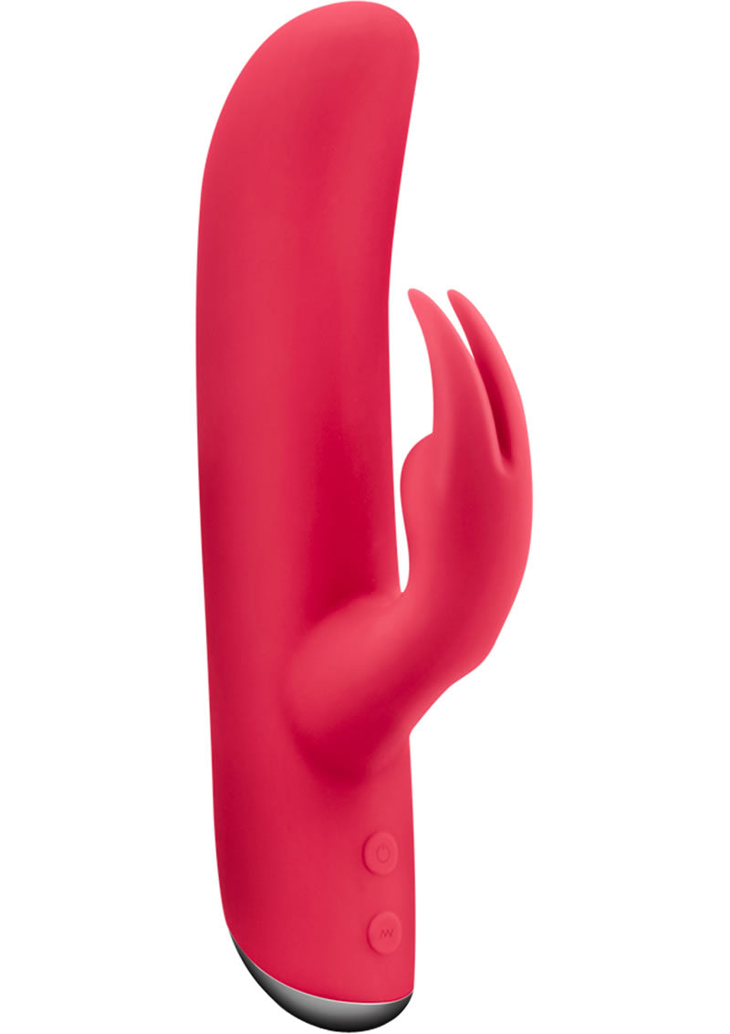 Vibrador de conejo recargable por USB Vilain Bianca Vibe resistente al agua Berry