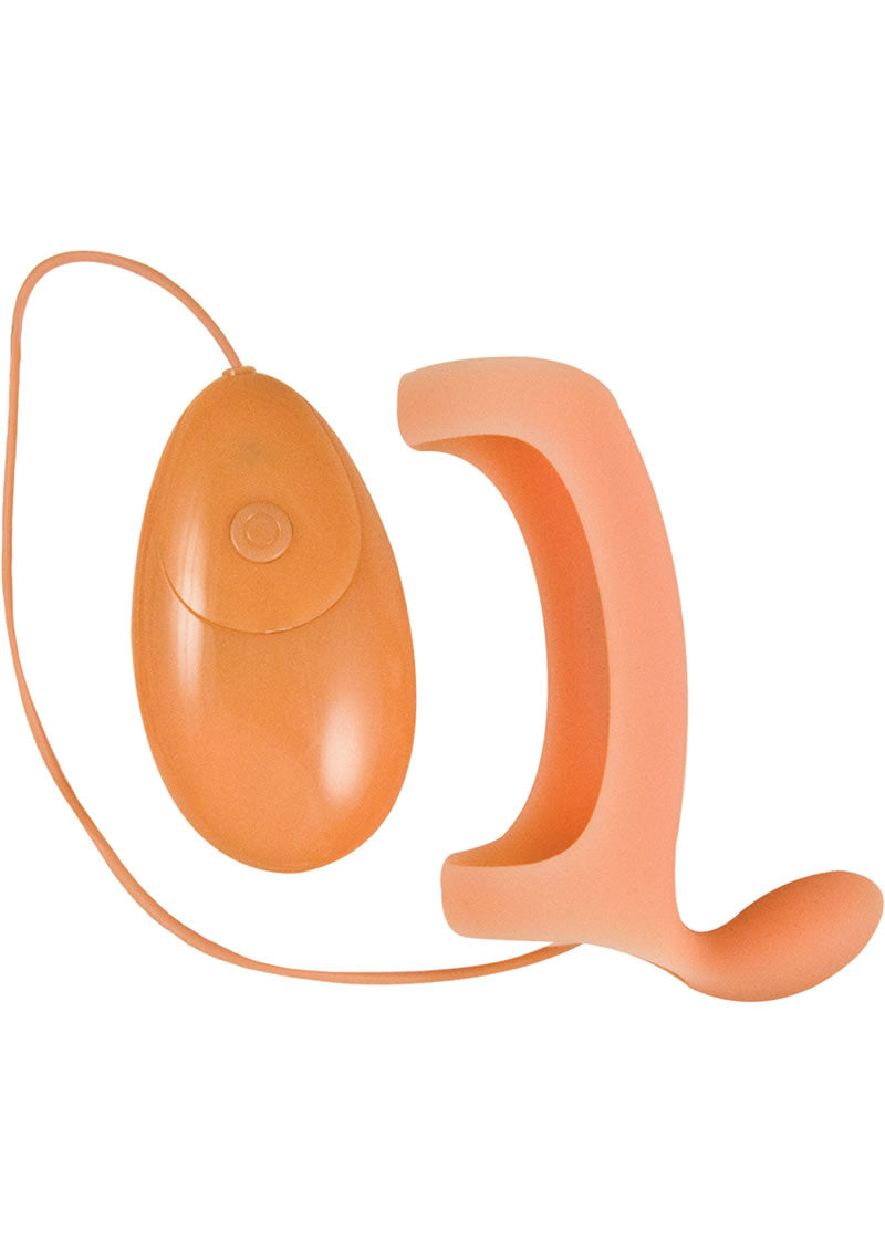 Intensifi Super Max - Funda de silicona con vibración dual con control remoto y cable, resistente al agua, color carne