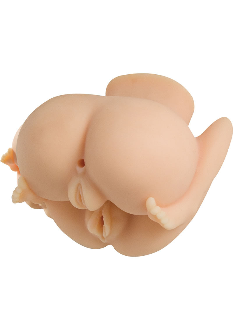 Pussy Power Mi coño personal Trío 3 agujeros hambrientos TPR resistente al agua