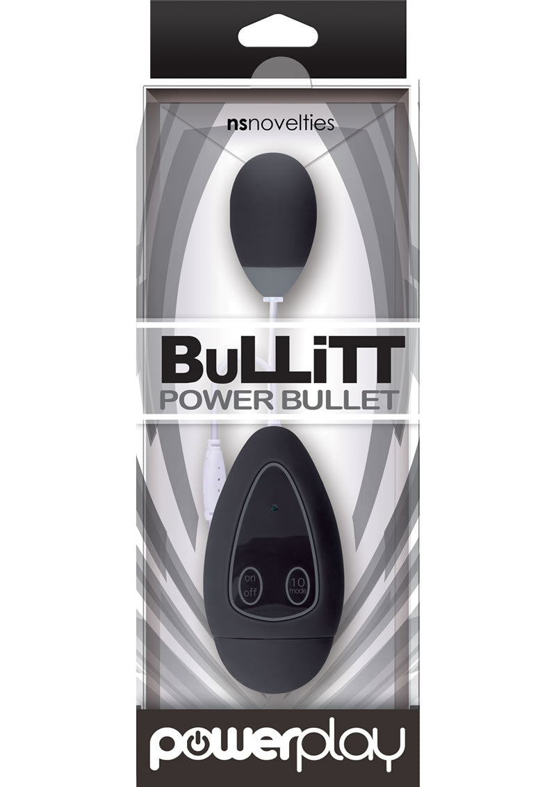 Powerplay Bullitt Power Single Bullet ABS Plastic Water Resistant Black
