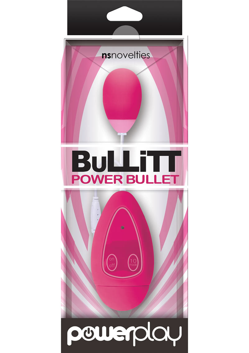 Powerplay Bullitt Power Single Bullet ABS Plastic Water Resistant Pink
