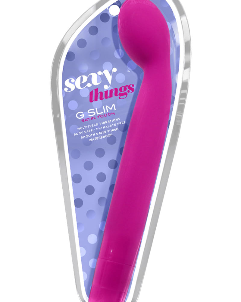 Sexy Things G Slim Multispeed Vibrator Waterproof Pink