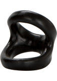 Anillo para el pene de doble soporte Colt Snug Tugger, color negro