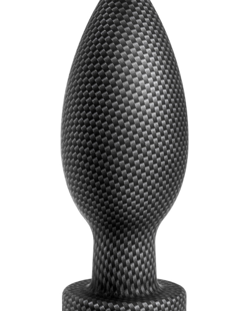 Spark Silicone Plug Textured Small Black 4 Inch