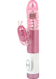 Vibrador Luxe Butterfly Stroker Mini V2 resistente al agua, color rosa, 8,75 pulgadas