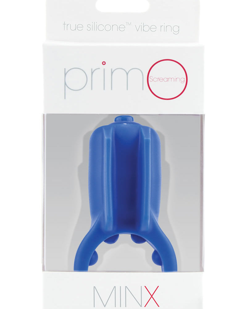 PrimO Minx True Silicone Vibe C Ring Waterproof Blue