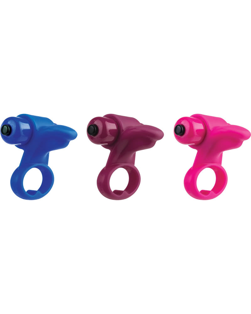 Screaming O You Turn 2 Finger Vibe Assorted Colors 6 Each Per Box